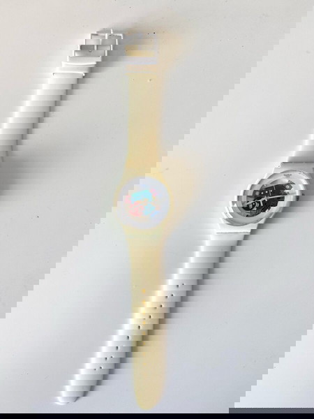 Άσπρο ρολόι Swatch