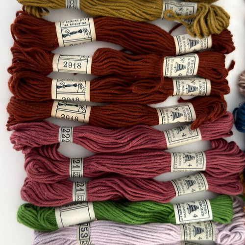 DMC Retors à Broder N° 4 Vintage Embroidery Thread Skeins, Lot of 83