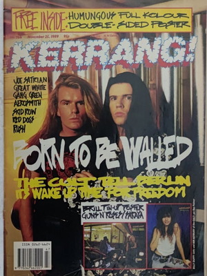 Kerrang magazine English edition issue 266 used November 1989