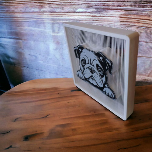 Table decor French Bulldog 3d printed new