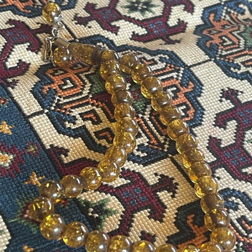 Worry beads from pure Baltic amber used 16 grams