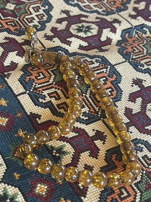 Worry beads from pure Baltic amber used 16 grams