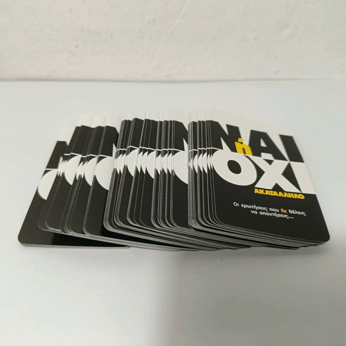 Yes or No Card Game unsuitable for minors new