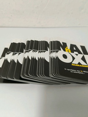 Yes or No Card Game unsuitable for minors new