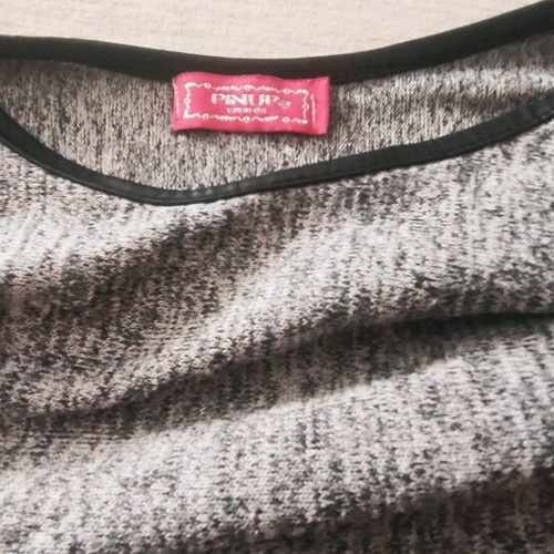 Long Sleeve Top used, size S, gray