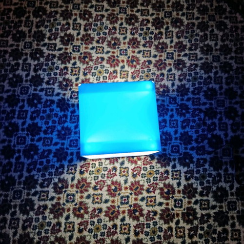 Handmade table lamp cube made to order