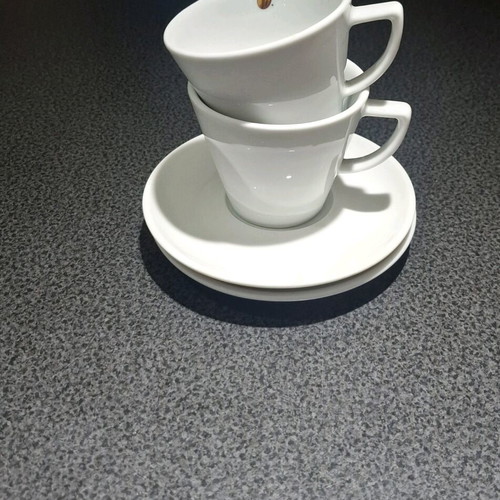 Nescafé Gold porcelain cup and saucer set new