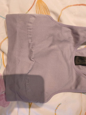 Mango sports bustier like new with back opening, size S