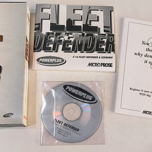 Fleet Defender PC game like new, simulation, Microprose