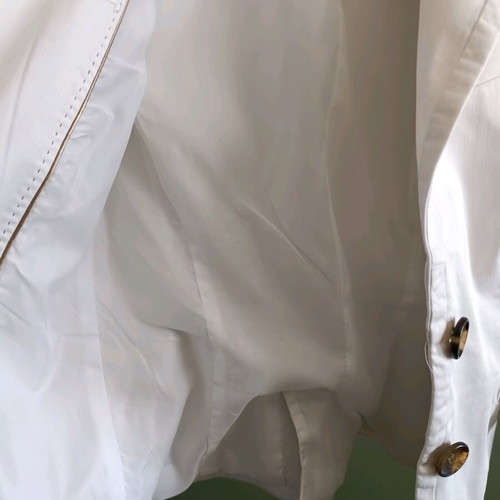 Zara white women's blazer used, fitted, size S