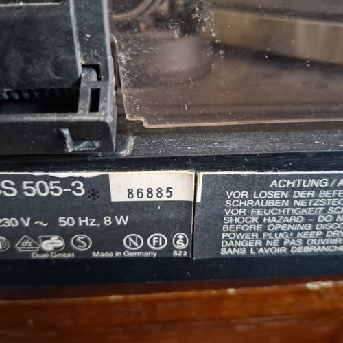 Dual CS 505-3 turntable used, for repair or spare parts