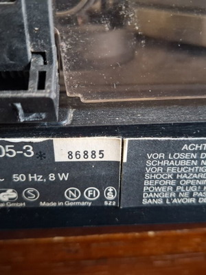 Dual CS 505-3 πικάπ μεταχειρισμένο, για επισκευή ή ανταλλακτικά