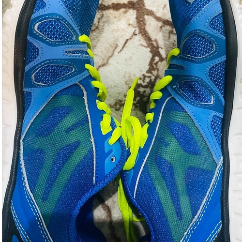 Fila athletic shoes like new, size 41, blue and yellow