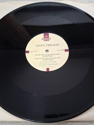 Gary Private Reach Out (I'll Be There) 12' βινύλιο μεταχειρισμένο, rock