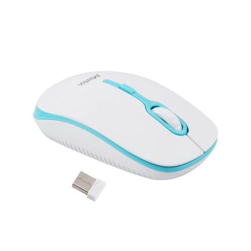 Meetion MT-R547 Wireless Mouse 2.4G White and Blue
