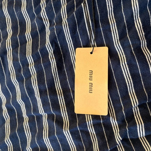 Miu Miu unisex polo shirt blue like new, size 42