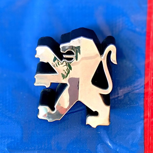 Peugeot Lion Emblem Used Chrome Metal Badge