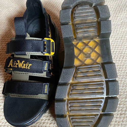 Dr. Martens sandals like new, size 38, black and green