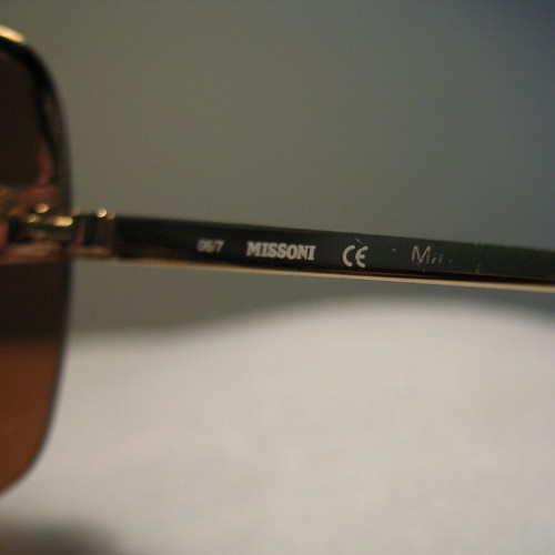 Missoni MI 57303 sunglasses like new, gold color