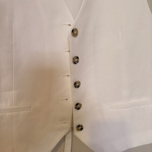 Zara vest like new, white, size M