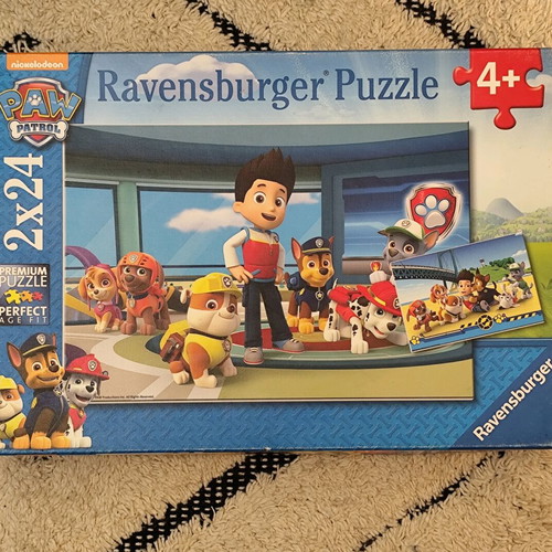 Ravensburger Puzzle PAW Patrol used, 2x24 pieces children's puzzle