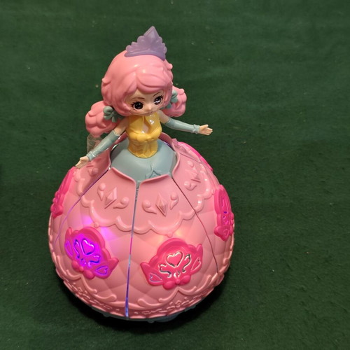 Dancing Princess interactive toy with LED lights and music