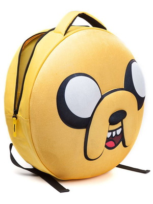 Adventure Time Jake backpack new with 3D fuzzy front