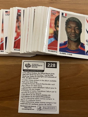 Αυτοκόλλητα Panini Germany 2006 FIFA World Cup μεταχειρισμένα, πακέτο 80