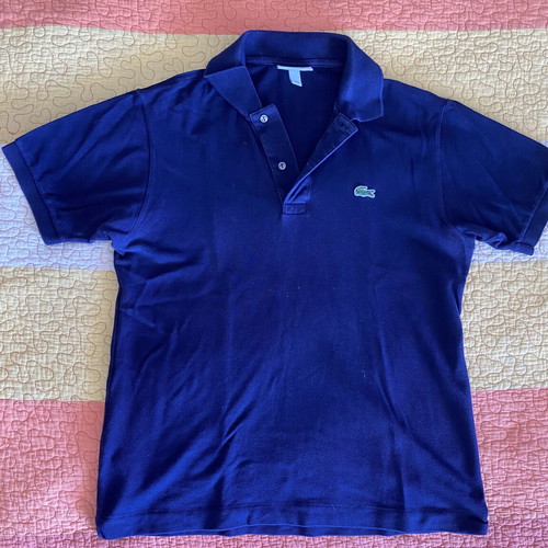 Lacoste Polo shirt blue size M used, authentic