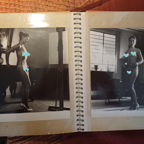 Artistic nude 1960s like new, vintage album with 20 photos