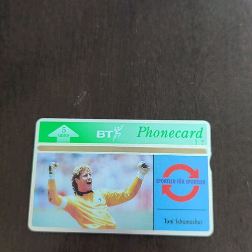 England phone card used, 5,000 copies