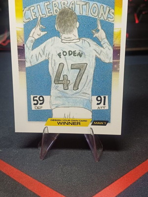 Topps Match Attax UCC 25/26 Phil Foden Celebrations card like new