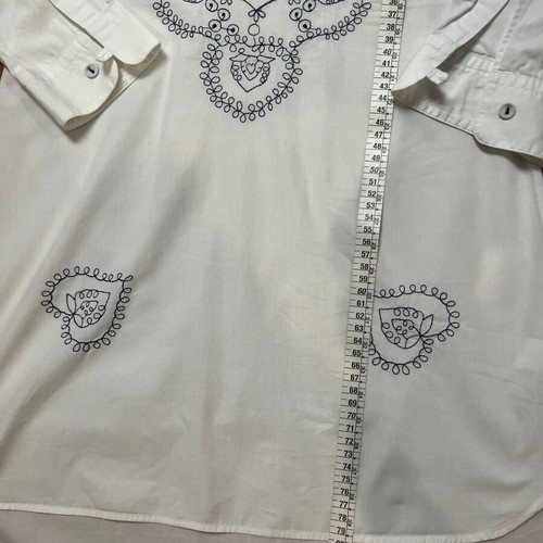 Brooksfield tunic shirt new, white, cotton, size M