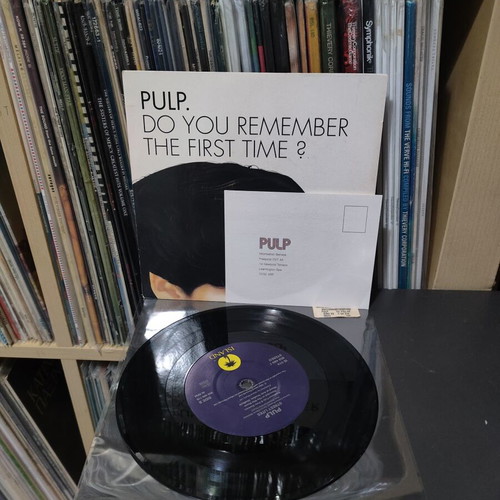 Pulp Do You Remember The First Time? 7" vinyl used, rock