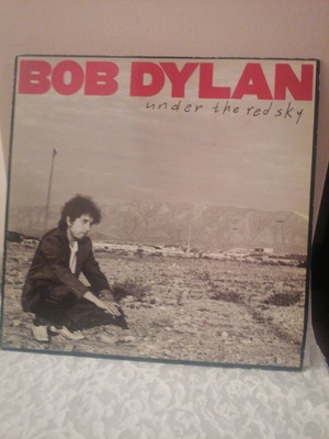 Bob Dylan Under the Red Sky 1990 vinyl record like new, rock