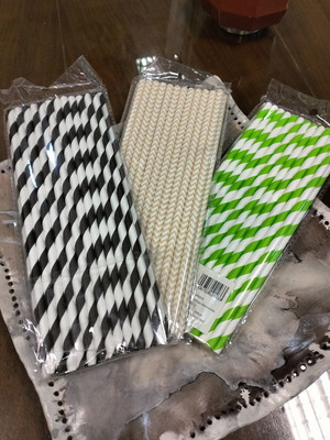 Eco-friendly straws pack of 75, new