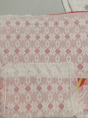 Handmade table linen set unused