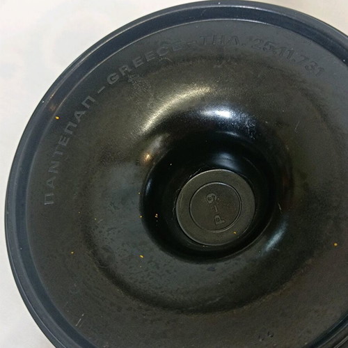 Promotional ashtray for "KAI" magazine used, plastic, 10 cm