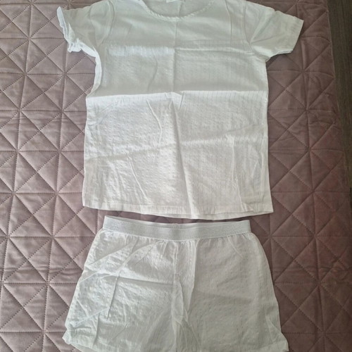 Yamamay pajamas new, white set kids size 10, women XXS