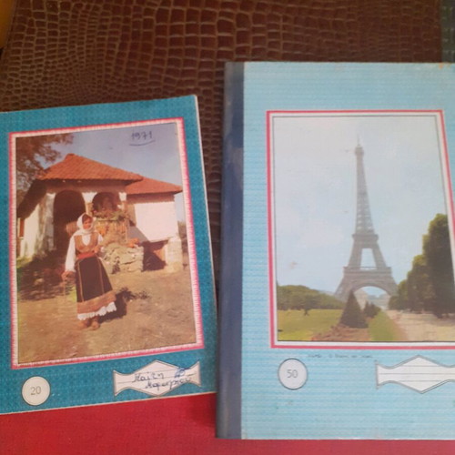DIE8NES notebooks used, 20-sheet and hardcover 50-sheet