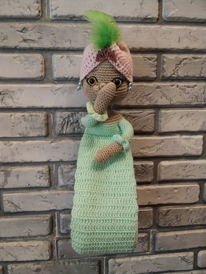 Handmade decorative bathroom doll princess amigurumi new