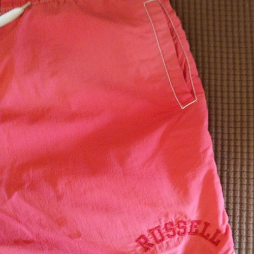 Russell Athletic men's swim shorts XL, red