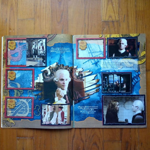Pirates of the Caribbean sticker albums used, two issues