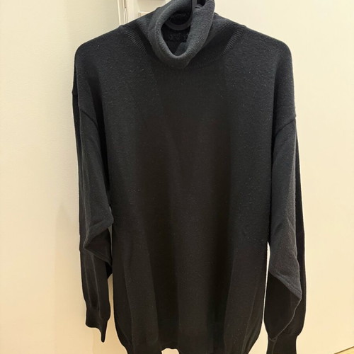 Zara men's black turtleneck sweater XL like new