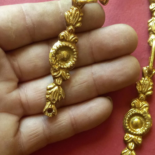 Brass chain used, set of all