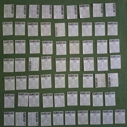 Panini Euro 88 stickers new