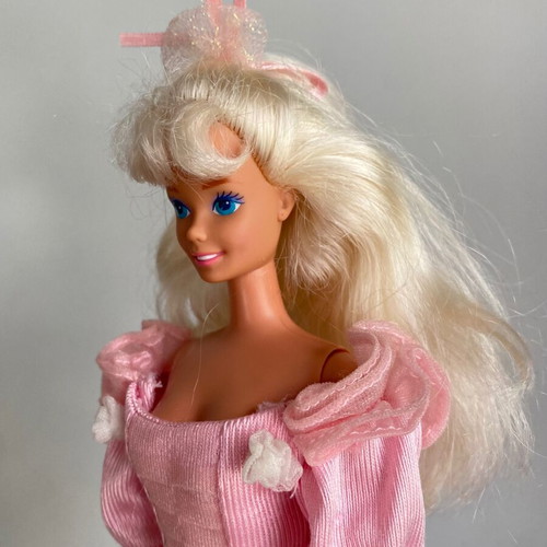 Mattel My First Barbie Ballerina Doll 1992 used with 1989 Fantasy Fashions Dress