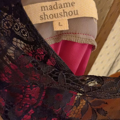 Madame Shou Shou dress airy with lace bust and maxi skirt like new