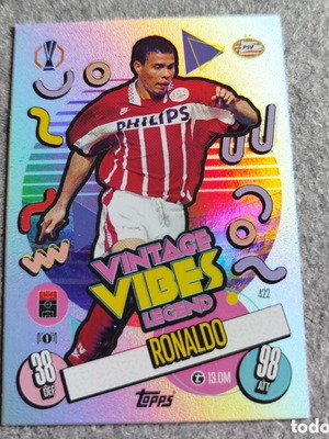 Ronaldo Nazario Vintage Vibes card