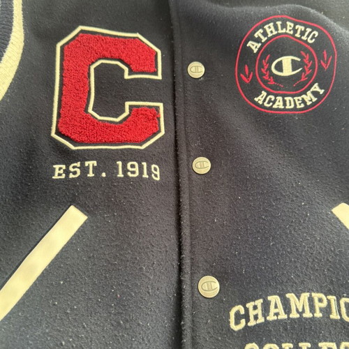 Champion x Zara College Jacket used, 7-8 years, varsity bomber